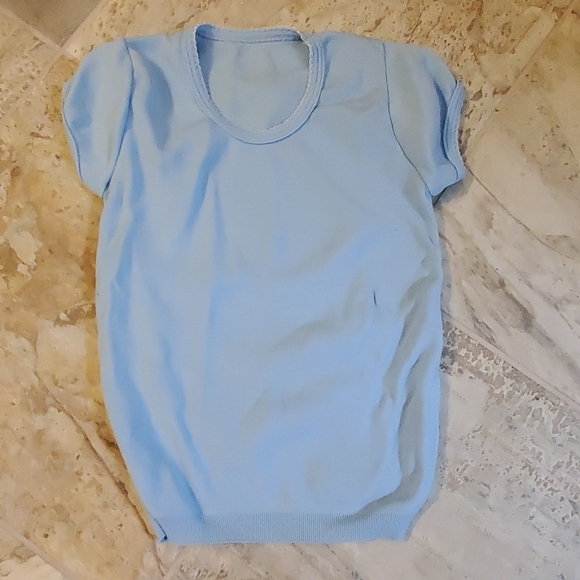Vintage 50s 60s nylon bombshell top s m - Picture 1 of 7